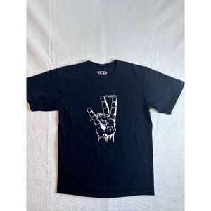 2 In The Pink 1 In The Stink‎ Black Short Sleeve Shirt I Love Men's Medium *